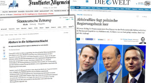 Niemieckie media o aferze taśmowej: powrót do obrzucania się błotem